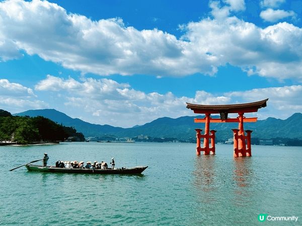 我喜歡廣島的嚴島神社是日本國內的世界文化遺產之一，神社內的[...