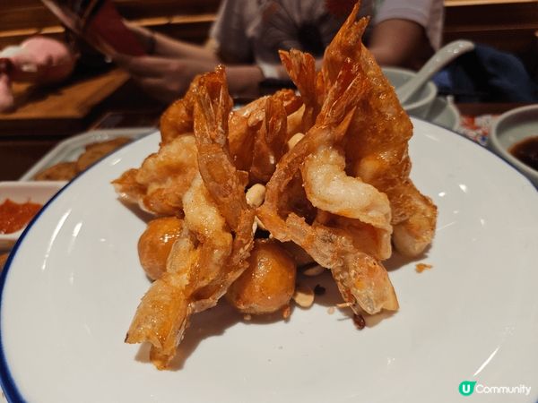 小吊棃湯，好好味，D湯又甜又可止咳，D蝦的整法好特別，真的值...