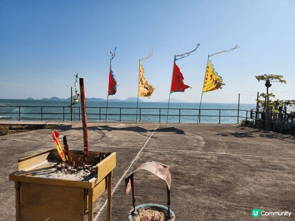 大嶼山大浪灣村 無人沙灘🏖️，呢度好舒服，遠離塵囂，係度行下...