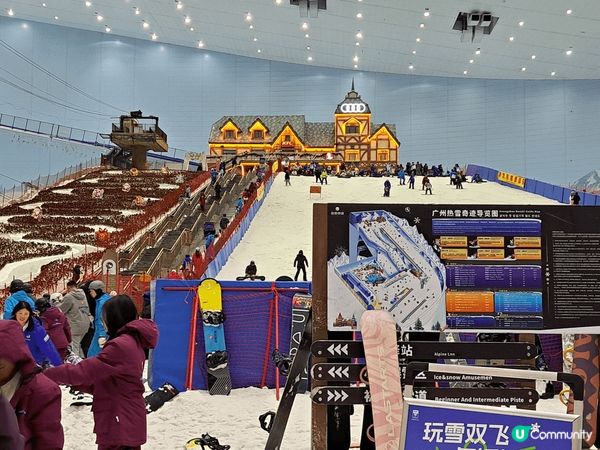 第一張至第三張，係系廣州佛山商場入面既雪場，有娛雪區及滑雪區...
