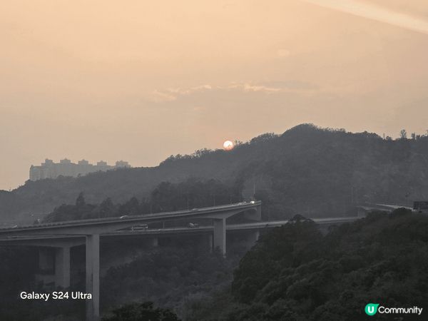 澳門手信街，香港日落照