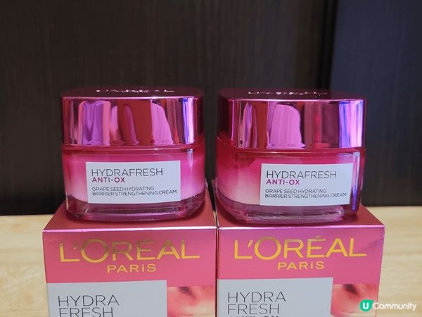 Loreal Paris 水清新葡萄籽保濕滋潤霜測評🍇💦 ...