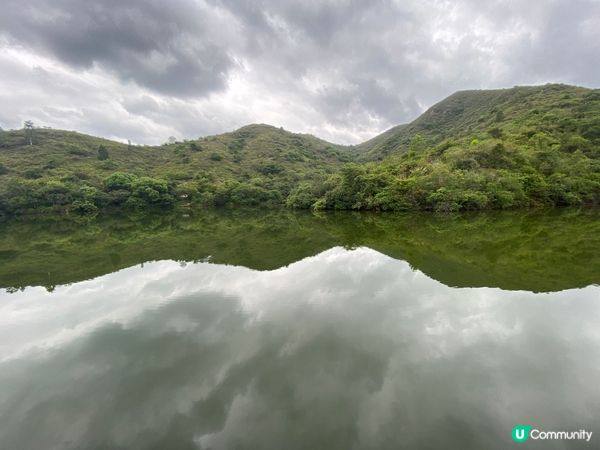 上水心形湖打卡 🗺️❤️看正面和側面心形😍
