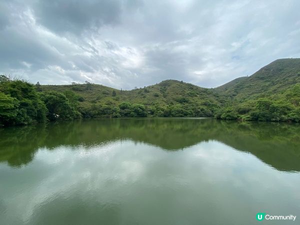 上水心形湖打卡 🗺️❤️看正面和側面心形😍