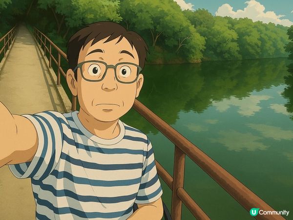 上水心形湖打卡 🗺️❤️看正面和側面心形😍