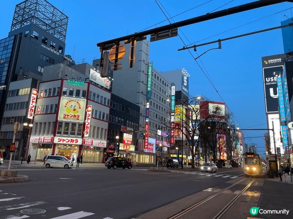 一次去北海道旅行嘅景點，去咗札幌站附近商場及地下街，又去咗狸...