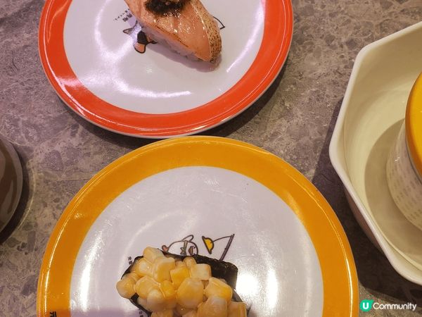 元氣下午茶50幾至6O幾就可食到壽司餐或自選壽司六件，再加自...