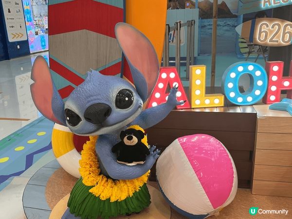 海港城史迪仔展覽區，鐘意迪士尼既我當然唔可以錯過啦！當天真係...