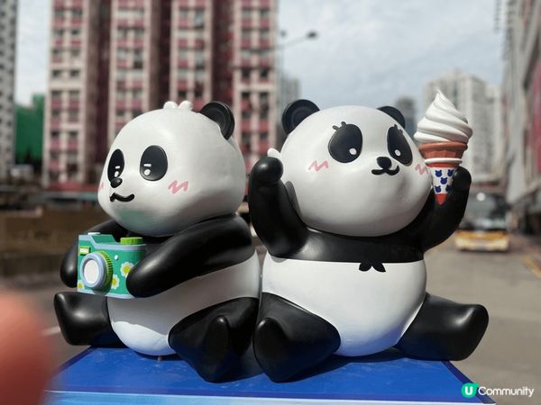 大家行過會唔會留意到郵箱上面會有熊貓呢？ 兩隻咁得意嘅熊貓隨...