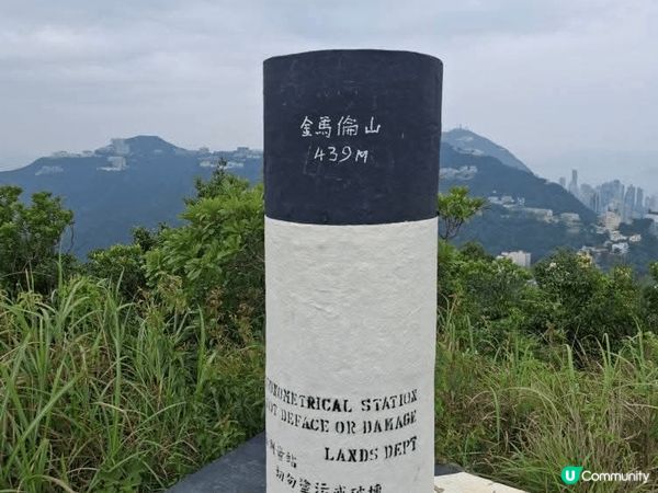 金馬倫山標高柱及鷹咀山