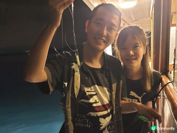 ## 西貢夜釣墨魚🦑  海景美食一網打盡🤩