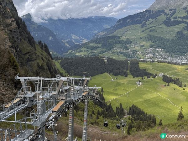 瑞士郊區鐵力士峰（Titlis）最高海拔3238米，屬瑞士阿...