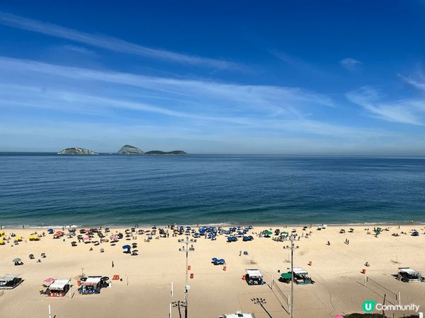 巴西🇧🇷里約 南半球的巴西是一個旅遊勝地，里約的Ipanem...