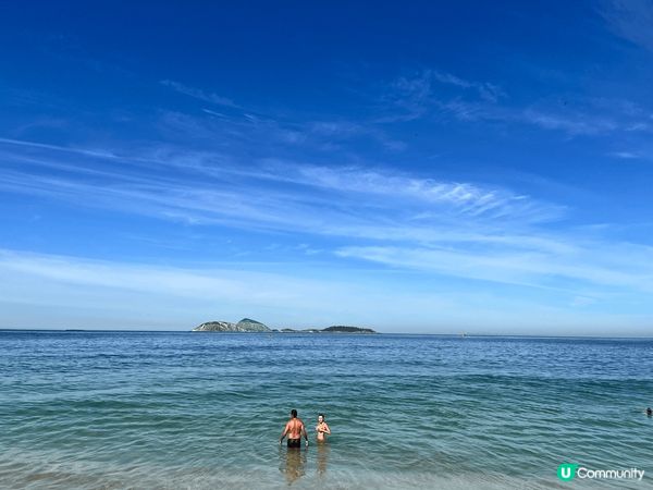 巴西🇧🇷里約 南半球的巴西是一個旅遊勝地，里約的Ipanem...