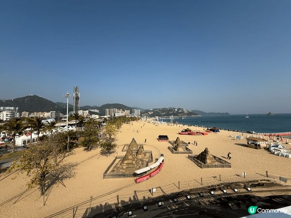 深圳大梅沙海濱公園係打卡好地方，可以休閒度過一日，對住個大海...