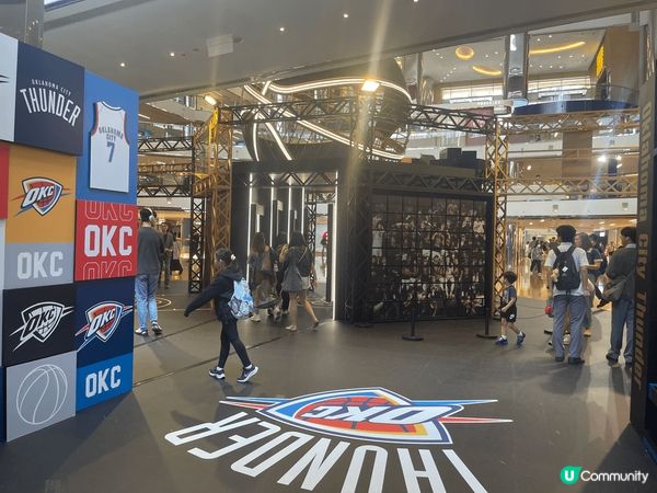 最近太古城中心搞NBA展覽，現場有一啲關於籃球嘅小遊戲，亦都...