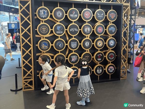 最近太古城中心搞NBA展覽，現場有一啲關於籃球嘅小遊戲，亦都...