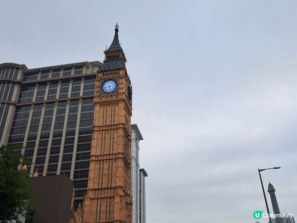 澳門氹仔好似去咗英國大笨鐘，個環境好靚，唔使坐長途機一流，打...