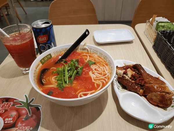 《免費食: 米線陣麻辣番茄湯麻椒雞米線及番茄梳打套餐》
