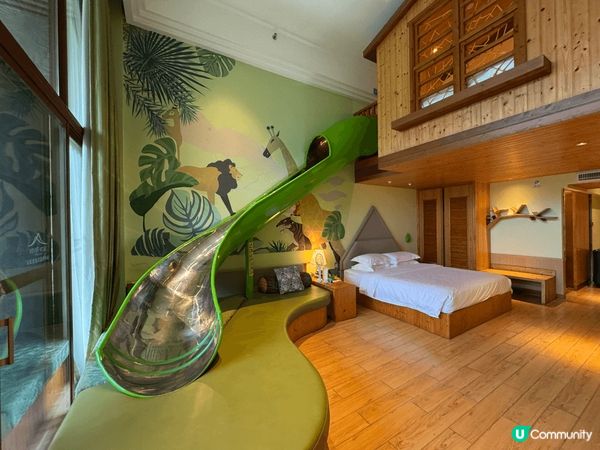 廣州森林海温泉渡假酒店，有不同主題親子房間，別墅區、房車區、...