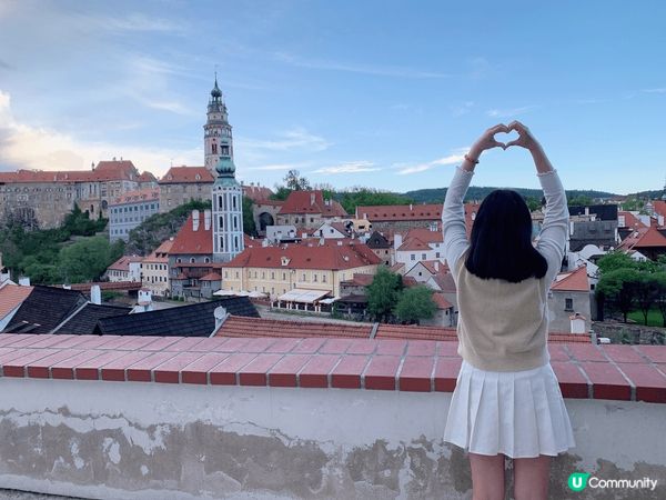 CK TOWN📍捷克🇨🇿小鎮，位於小鎮入口觀光平台，超適合打...