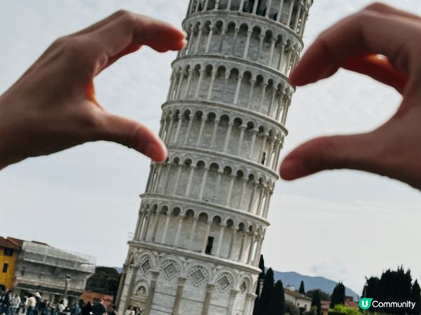 要影比薩斜塔真係唔係咁易，特別係影人像挨住佢，同埋咁出名嘅景...