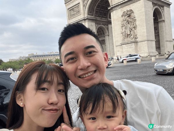 喜歡帶女兒到世界各地不同地方遊玩，