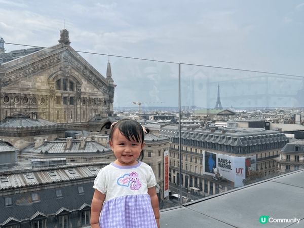 喜歡帶女兒到世界各地不同地方遊玩，