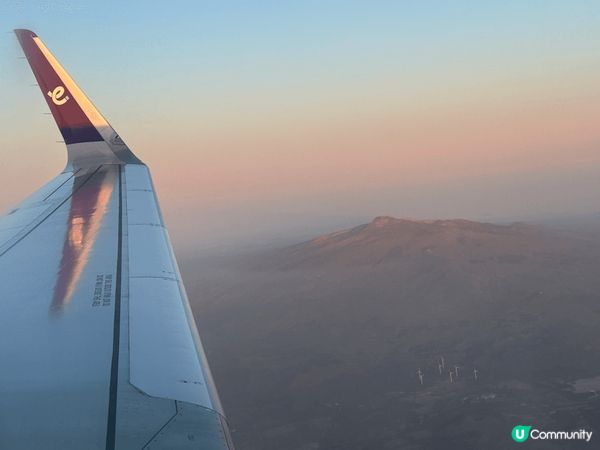 空中鳥瞰濟州島最高峰-漢拏山，城山日出峰、崖月的日落、彩虹公...