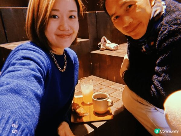在日本和家人朋友到處飲飲食食。