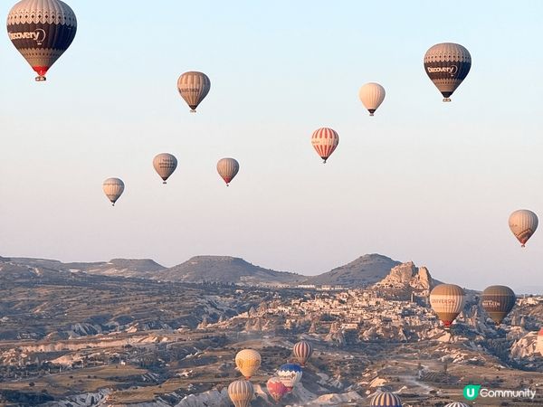 去了每朝都見到漫天熱氣球的卡帕多奇亞，一生人一定要帶心愛的人...