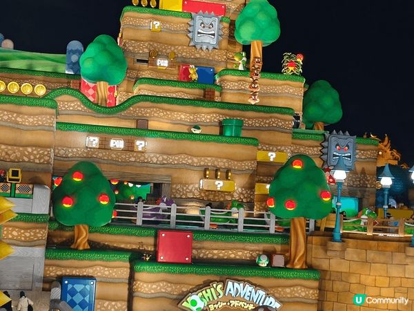 大阪環球片場 Mario 的日與夜