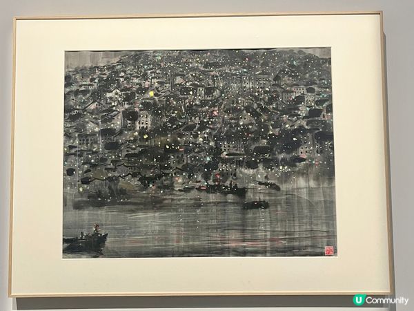 吳冠中展覽巧遇藝術小哥哥！🤩 在深圳美術館新館！🎨 