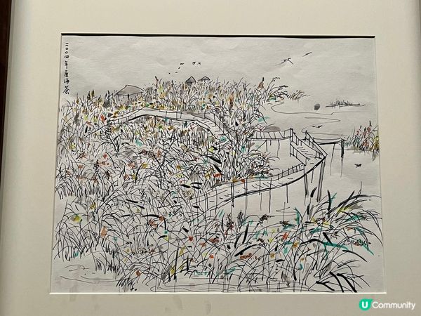 吳冠中展覽巧遇藝術小哥哥！🤩 在深圳美術館新館！🎨 