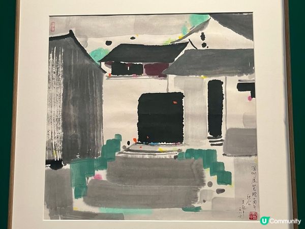 吳冠中展覽巧遇藝術小哥哥！🤩 在深圳美術館新館！🎨 