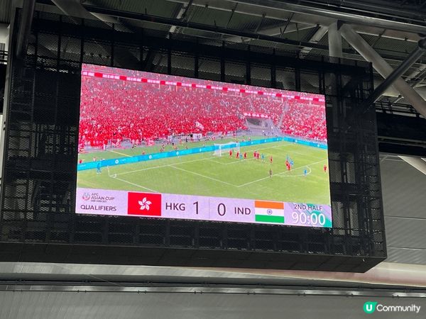 有咩好得過入場替香港隊打氣。