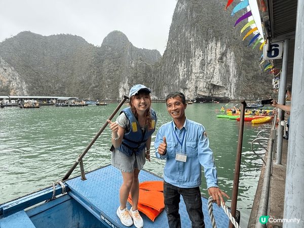 之前同媽媽去了下龍灣玩❤️