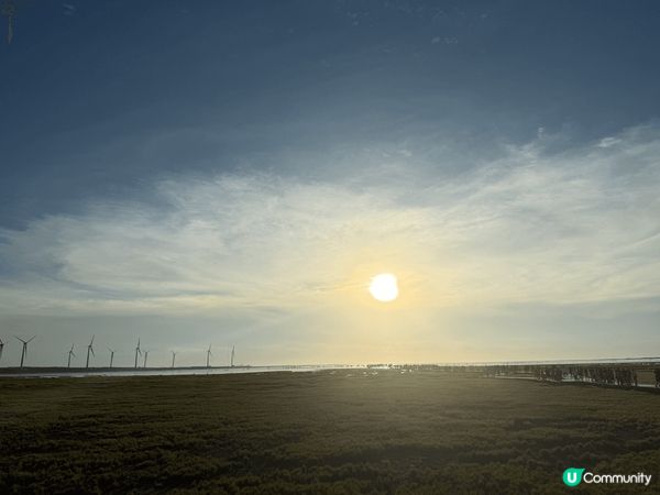 高美濕地非常值得係黃昏時間去睇一睇！日落非常美，值得一去！