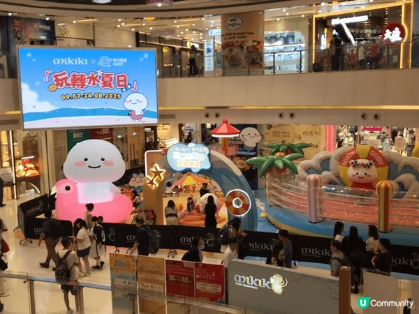 想成為乖巧寶寶的小朋友要來了，近日在MIIKIK商場中庭的位...