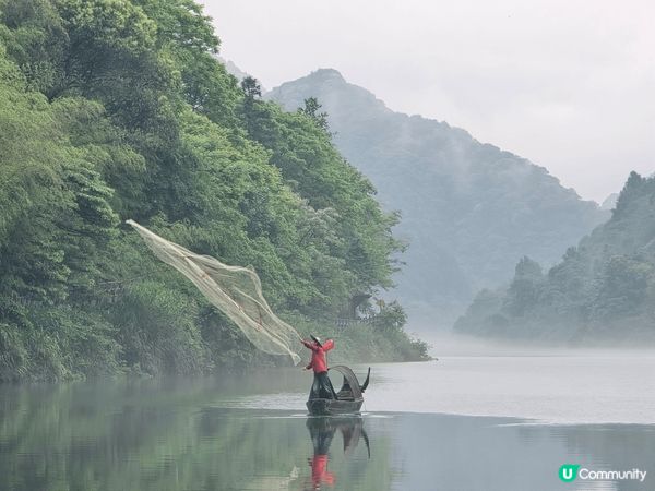 湖南郴州之旅,漁翁撒網