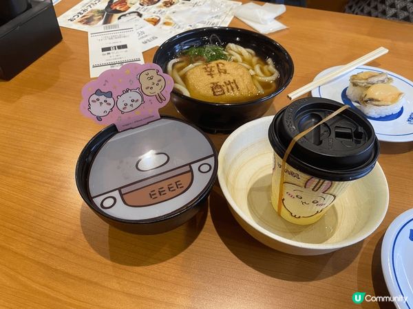 3張有唔同故事，圖一，日本藏壽司有Chiikawa 聯乘活動...