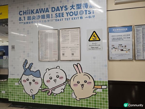 本來預約咗今日(8月5日)去尖沙咀嘅Chiikawa Day...