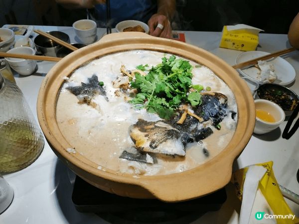 深圳水圍鵬嫂漁記胖頭魚, 魚頭新鮮魚湯鮮甜用來打邊爐一流