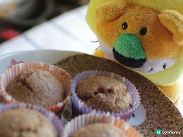 全麥可可小蛋糕😋！無油無蛋超快手！🍰