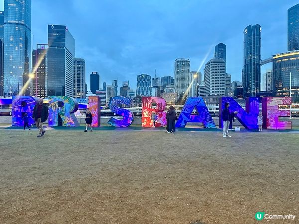 布里斯班南岸公園🏖️！市中心嘅世外桃源！