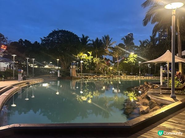 布里斯班南岸公園🏖️！市中心嘅世外桃源！