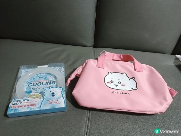 最近係Miniso買既飯盒同冰涼頸箍非常實用，可以可愛住咁攜...