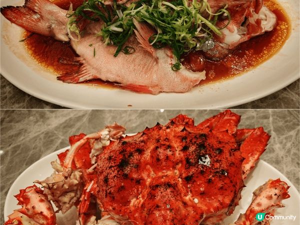 超過6斤重嘅帝王蟹, 肥美肉多, 蟹膏拎嚟煮伊麵, 蟹身清蒸...