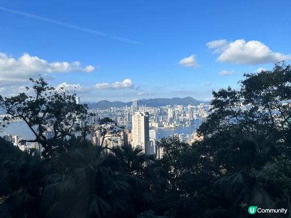山頂遊，必定要搭纜車，嗰日天氣好好，成日景都好靚