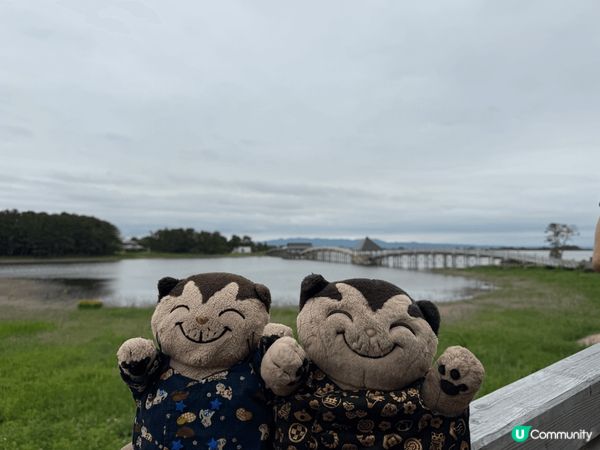 青森鶴の舞橋，日本最長的檜木造三重拱橋。